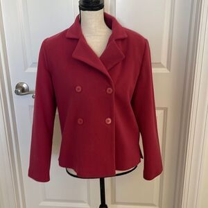 So soft Herman Geist cropped blazer or jacket.  Soft wool